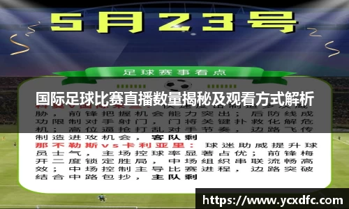 国际足球比赛直播数量揭秘及观看方式解析