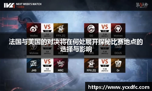 法国与美国的对决将在何处展开探秘比赛地点的选择与影响